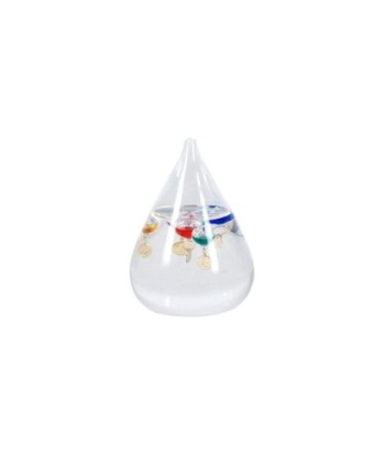 Signes Grimalt by Sigris - Termómetro Galileo Galilei | Termómetro de Cristal |11x8x8cm | Color: Transparente