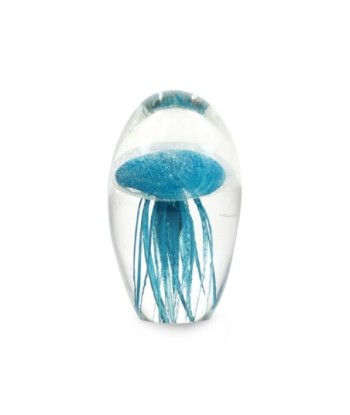By Sigris - Pisapapeles de Cristal | Pisapapeles Medusa - Color Azul - 9 cm x 5 cm x 5 cm  Decor And Go