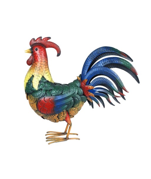 By SIGRIS Gallo De Metal Multicolor Figuras Animales Colección Rústico Signes Grimalt Decor And Go