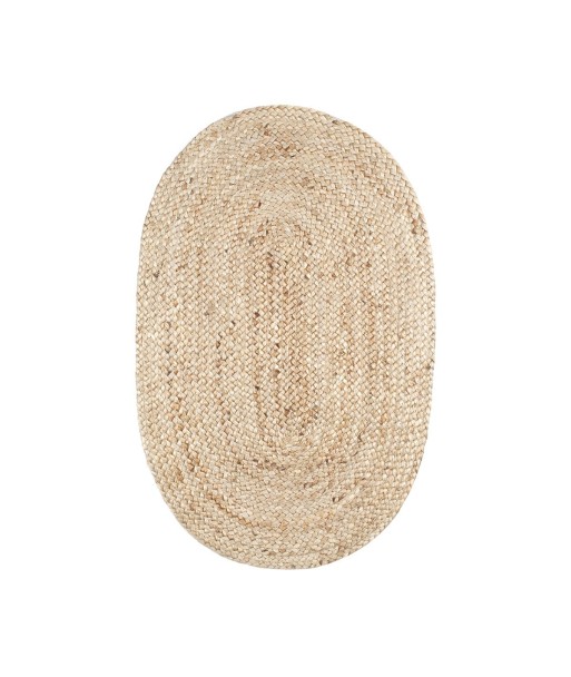 By SIGRIS Alfombra de Felpudo Marrón de 100% Yute 1*55*85cm