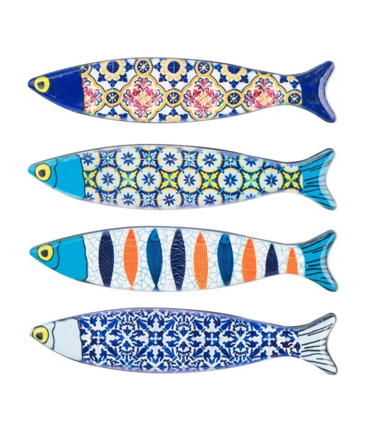 By SIGRIS Imanes De Peces Incluye 4 Unidades Regalo Magnéticos Colección Marinero Y Náutico Signes Grimalt Decor