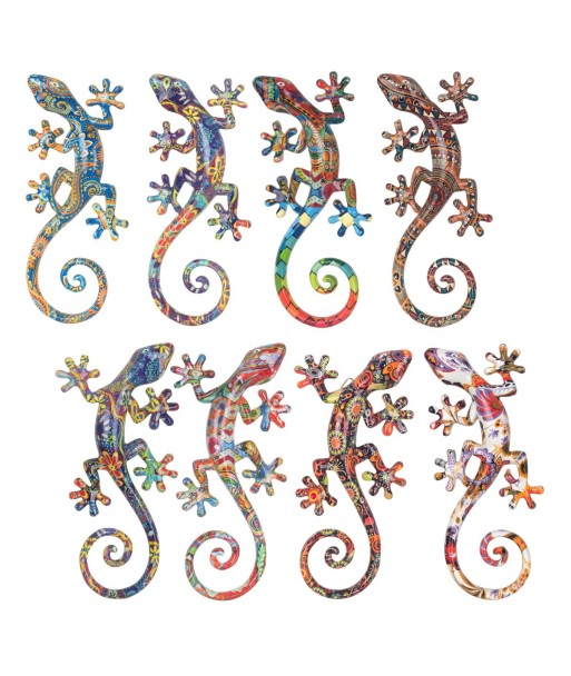 By SIGRIS Lagartos Geckos Estampados Grandes Incluye 8 Unidades Figuras Animales Colección Varios Signes Grimalt