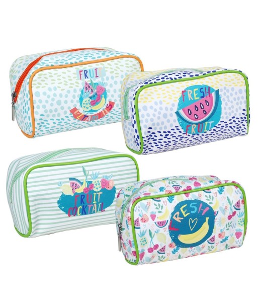 By SIGRIS Bolsa Cosméticos Incluye 4 Unidades Motivos Frutales  Regalo Complementos Colección Varios Signes Grimalt