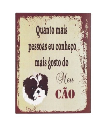 ORIGEN Home Decor Placa Pared Gato Placas Metal | Placa de Metal Multicolor Rectangular - 33x25x1cm