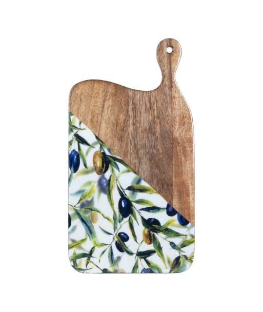 Signes Grimalt By Sigris - Tabla de Madera para Cocina | Tabla de Cortar Cuadrada, Diseño: Aceitunas Signes Grimalt