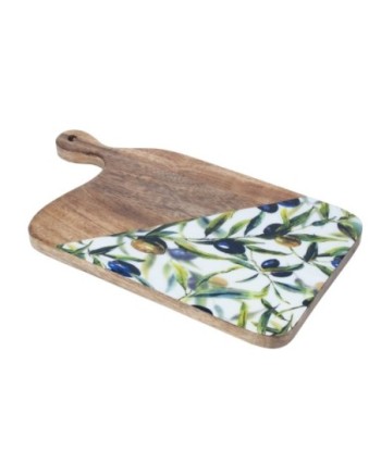 Signes Grimalt By Sigris - Tabla de Madera para Cocina | Tabla de Cortar Cuadrada, Diseño: Aceitunas Signes Grimalt