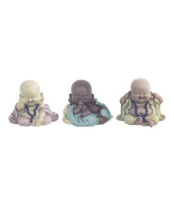 By SIGRIS Figuras De Buda Riendo Incluye 3 Unidades Figuras Budas Colección Oriental Signes Grimalt Decor And
