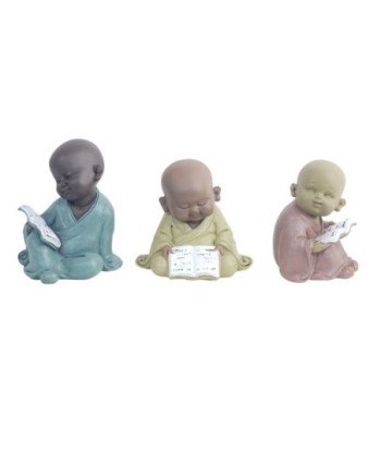 By SIGRIS Figuras De Buda Estudiando Incluye 3 Unidades Figuras Budas Colección Oriental Signes Grimalt Decor