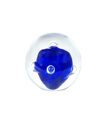 By Sigris - Pisapapeles de Cristal | Color - Azul, 8,5 cm x 9 cm x 9 cm  - Regalo Original  Decor And Go