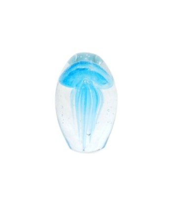 ORIGEN Home Decor - Pisapapel medusa  Regalo | Pisapapeles Azul - 10x7x7 cm