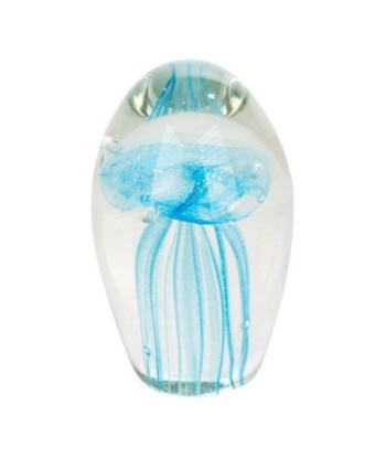 By Sigris - Pisapapeles de Cristal | Pisapapeles Medusa - Color Azul - 9 cm x 5,5 cm x 5,5 cm  Decor And Go