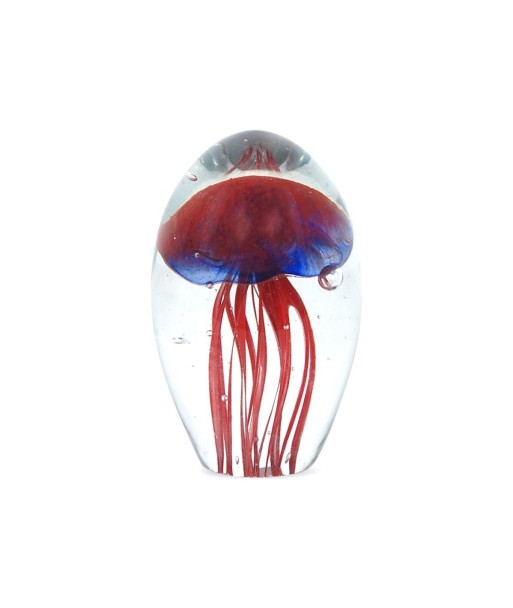 By Sigris - Pisapapeles de Cristal | Pisapapeles Medusa - Color Rojo - 11 cm x 7 cm x 7 cm  Decor And Go