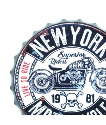 By SIGRIS Placa Pared Tapón Cerveza Adorno Pared Placas Metal Colección Vintage Signes Grimalt Decor And Go