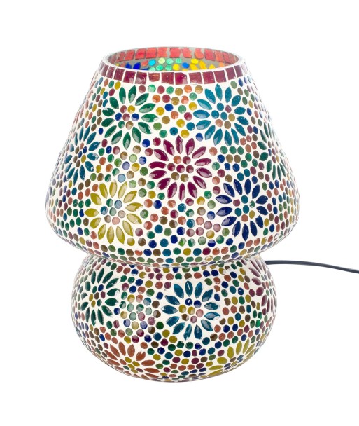 Signes Grimalt by Sigris - Lámpara Árabe de Mesa | Lámpara Marroqui |Forma  Seta 31x23x23cm | Color: Multicolor