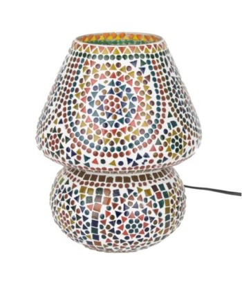 Signes Grimalt By Sigris - Lámpara Árabe de Mesa | Lámpara Marroqui | Forma Seta 31x23x23 cm | Color: Multicolor