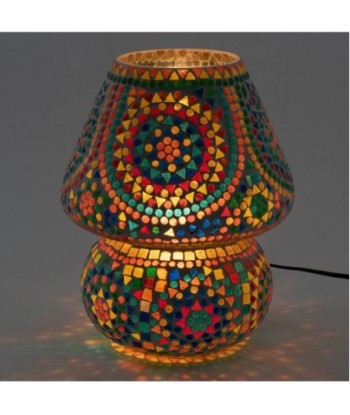 Signes Grimalt By Sigris - Lámpara Árabe de Mesa | Lámpara Marroqui | Forma Seta 31x23x23 cm | Color: Multicolor