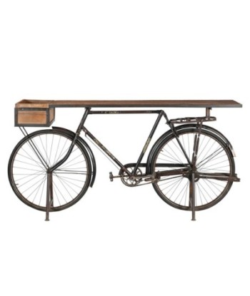By SIGRIS Mueble Recibidor Bicicleta Con Cajón Muebles Mueble Auxiliar Colección Industrial Signes Grimalt Decor