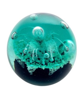 By Sigris - Pisapapeles de Cristal | Color - Azul, 6,5 cm x 7 cm x 7 cm - Regalo Original  Decor And Go