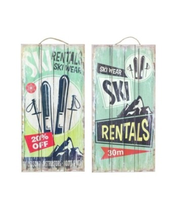 By SIGRIS Placa Pared LetrerosIncluye 2 Unidades Adorno Pared Placas De Madera Signes Grimalt Decor And Go