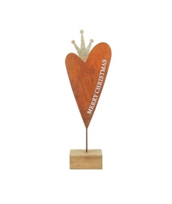 By SIGRIS Corazón Base Madera Grande Figuras Navidad Colección Navidad Signes Grimalt Decor And Go