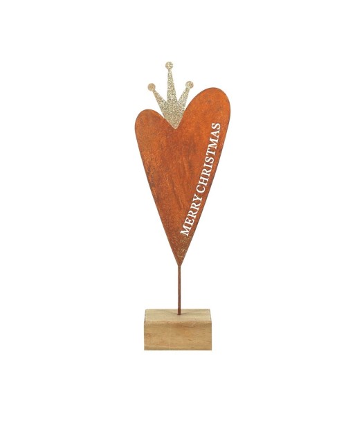 By SIGRIS Corazón Base Madera Grande Figuras Navidad Colección Navidad Signes Grimalt Decor And Go