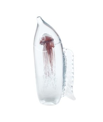 By Sigris - Pisapapeles de Cristal | Pisapapeles Medusa - Color Rojo - 28 cm x 6 cm x 13 cm   Decor And Go