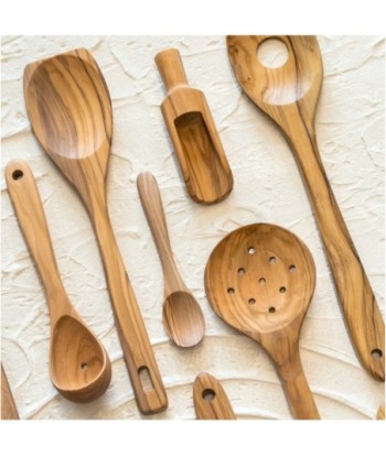 Espátula de Madera de Olivo de Alta Calidad para Cocina - Utensilio de Cocina Resistente y Duradero