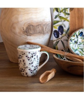 ORIGEN Home Decor Cuchara te Utensilios | Cuchara Marrón - 3x12x4cm