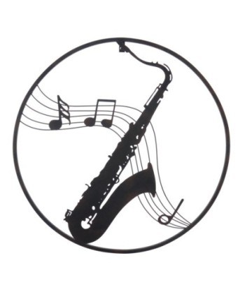Adorno Pared Saxofón Moderno para Decoración Musical, Estilo Único y Elegante para Amantes de la Música