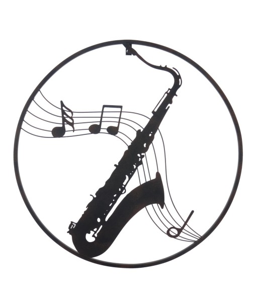 Adorno Pared Saxofón Moderno para Decoración Musical, Estilo Único y Elegante para Amantes de la Música