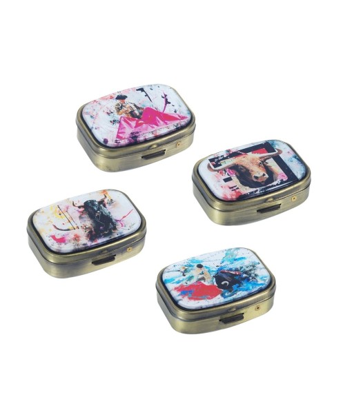 By SIGRIS Pastillero Rectangular de Toros Sigris Incluye 4 Unidades Regalo Complementos Signes Grimalt Decor And