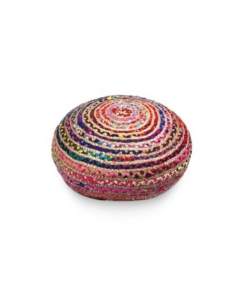 Signes Grimalt by SIGRIS - Puff de Yute | Puff de Algodón y  Yute - 65x65x30cm | Color Beige
