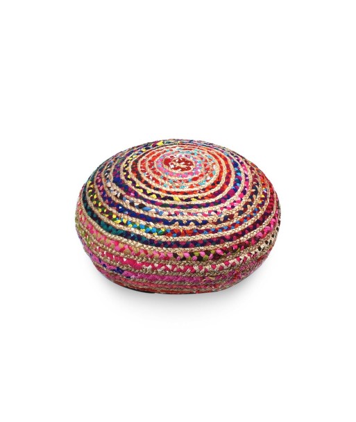 Signes Grimalt by SIGRIS - Puff de Yute | Puff de Algodón y  Yute - 65x65x30cm | Color Beige