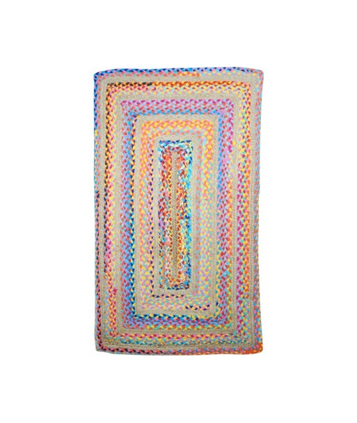 Signes Grimalt by SIGRIS - Alfombra de Yute Rectangular | Alfombra de Algodón y Yute - 150x95 cm | Color Beige