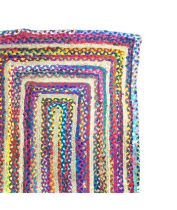 Signes Grimalt by SIGRIS - Alfombra de Yute Rectangular | Alfombra de Algodón y Yute - 150x95 cm | Color Beige