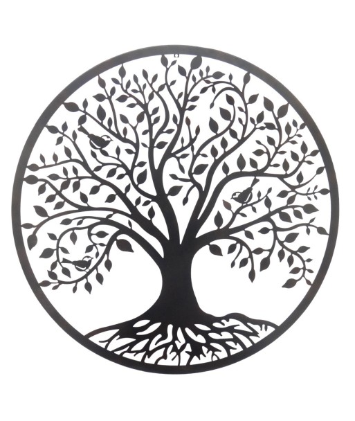 Adorno de Pared Árbol Moderno para Jardín y Decoración Interior, Diseño Elegante en Metal, Ideal para Regalos