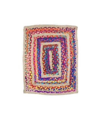 Signes Grimalt by SIGRIS - Alfombra de Yute Rectangular | Alfombra de Algodón y Yute - 80x65 cm | Multicolor 2