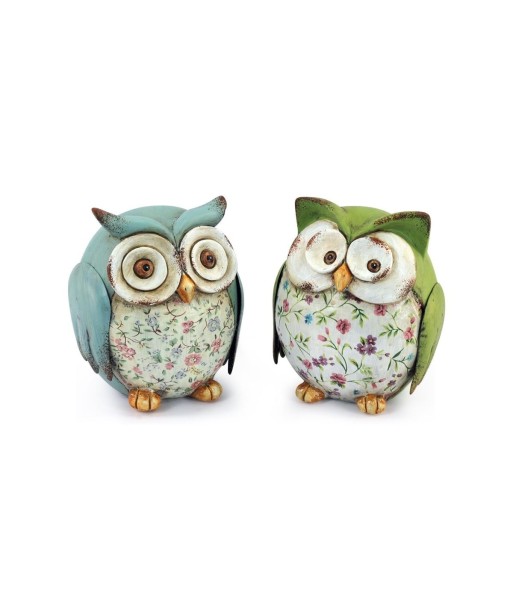 By SIGRIS Pareja De Búhos Incluye 2 Unidades Figuras Búhos Colección Romántico Signes Grimalt Decor And Go