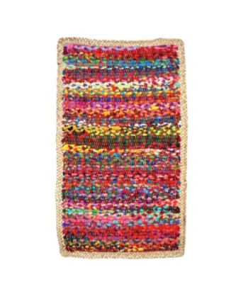 Signes Grimalt by SIGRIS - Alfombra de Yute Rectangular | Alfombra de Algodón y Yute - 90x55 cm | Color Rojo