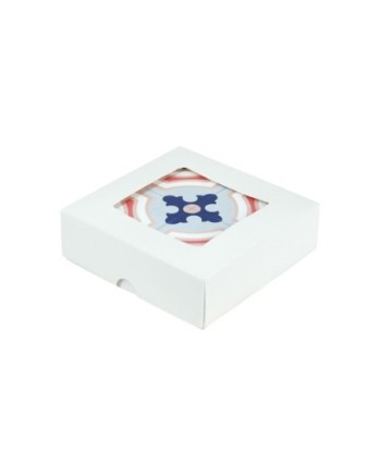 By SIGRIS Posavasos Hidráulico Porcelana Incluye 4 Unidades Cocina Posavasos Colección Vintage Signes Grimalt
