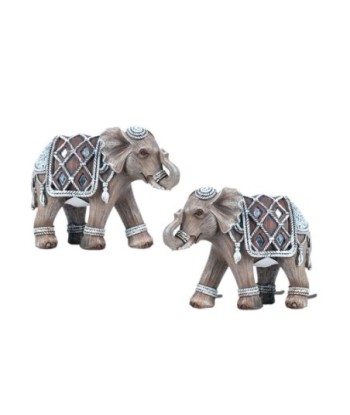 By SIGRIS Elefante Incluye 2 Unidades Figuras Africanas Y Elefantes Colección Étnico Signes Grimalt Decor And