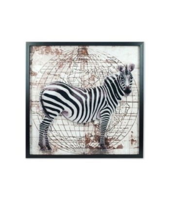 Decor and Go Cuadro Cebra Cuadros De Decoración Y Adorno Pared Material Pintura DG11874