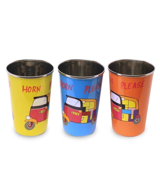 By SIGRIS Vaso Tuc Tuc 3 Diferentes  Incluye 3 Unidades Cocina Mugs Y Vasos Signes Grimalt Decor And Go