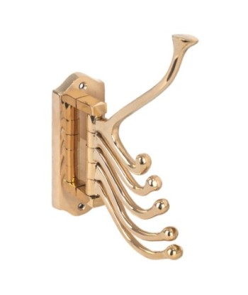 By SIGRIS Percha 5 Pomos Adorno Pared Percheros Colección Dorado Signes Grimalt Decor And Go