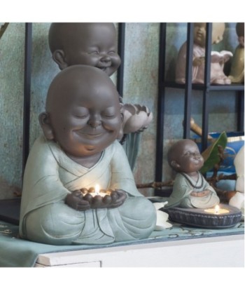 By SIGRIS Buda Sonriendo Con T Light Figuras Budas Colección Oriental Signes Grimalt Decor And Go