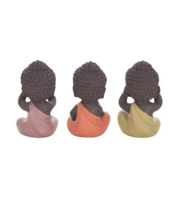By SIGRIS  Simpáticos Budas No Veo No Oigo No Hablo Incluye 3 Unidades Figuras Budas Colección Oriental  Decor