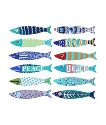 By SIGRIS Peces Magnéticos Incluye 12 Unidades Regalo Magnéticos Colección Marinero Y Náutico Signes Grimalt Decor