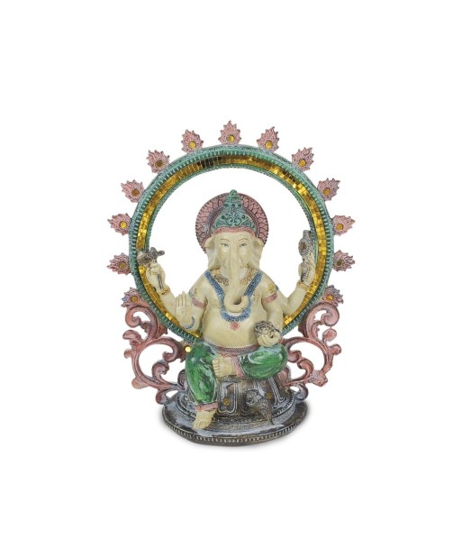 Signes Grimalt By Sigris - Figuras Decorativas | Figura Dios Ganesha Resina - 31 x 14 x 25,5  cm | Color: Multicolor