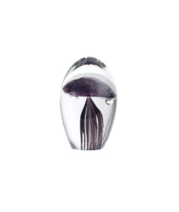 By Sigris - Pisapapeles de Cristal | Pisapapeles Medusa - Color Morado - 8,5 cm x 5,5 cm x 5,5 cm  Decor And