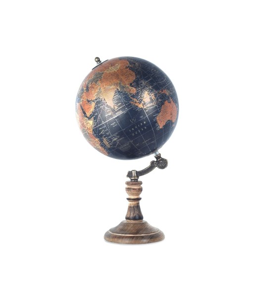 By SIGRIS Globo Mundo Negro 20 Cm. Decoración Globos Mundo Colección World Map Signes Grimalt Decor And Go